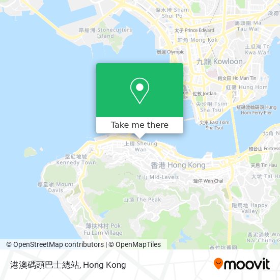 港澳碼頭巴士總站 map