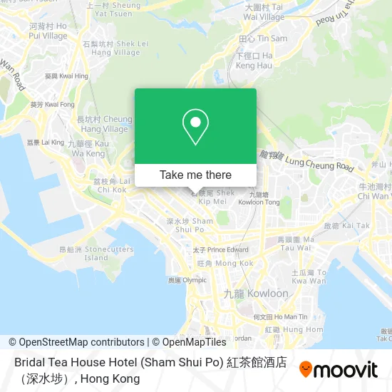 Bridal Tea House Hotel (Sham Shui Po) 紅茶館酒店（深水埗） map