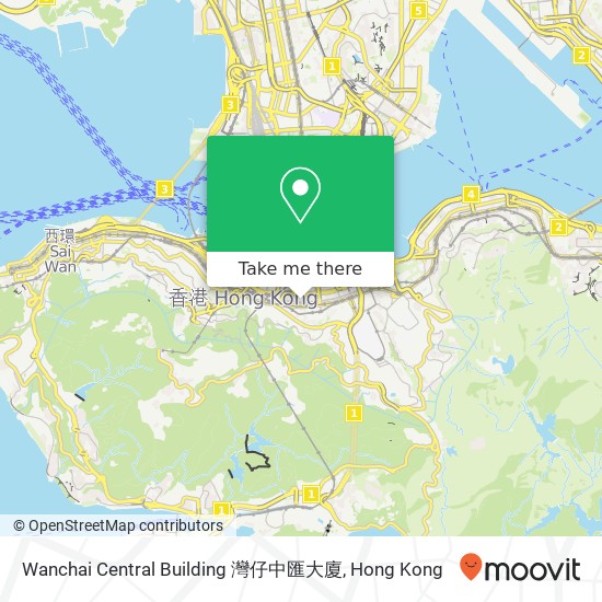 Wanchai Central Building 灣仔中匯大廈 map