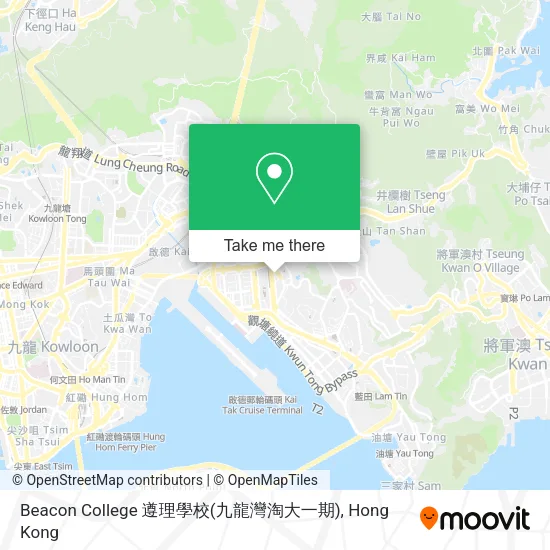 Beacon College 遵理學校(九龍灣淘大一期)地圖