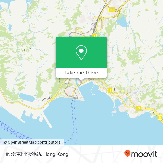 輕鐵屯門泳池站 map