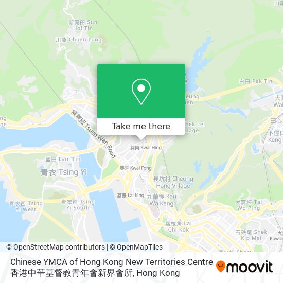 Chinese YMCA of Hong Kong New Territories Centre 香港中華基督教青年會新界會所 map