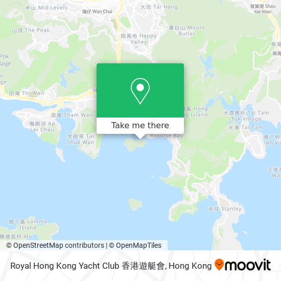 Royal Hong Kong Yacht Club 香港遊艇會 map