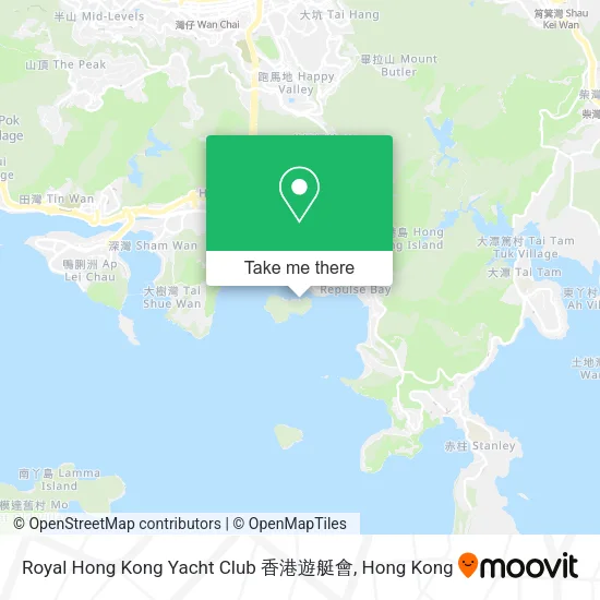 Royal Hong Kong Yacht Club 香港遊艇會 map