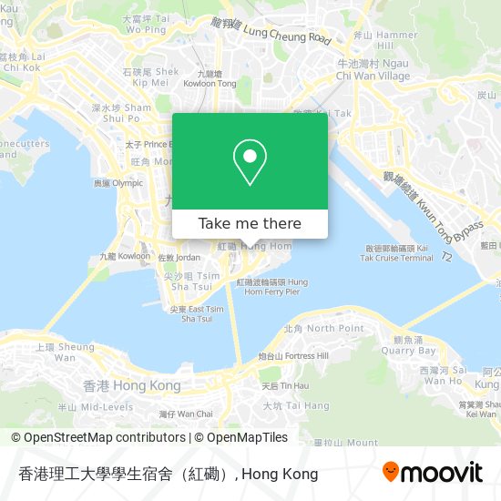 香港理工大學學生宿舍（紅磡） map