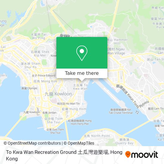 To Kwa Wan Recreation Ground 土瓜灣遊樂場 map