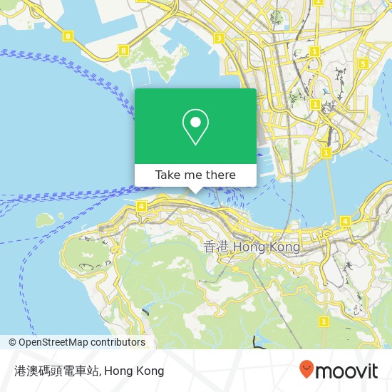 港澳碼頭電車站地圖