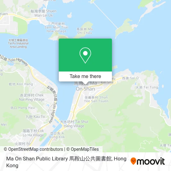 Ma On Shan Public Library 馬鞍山公共圖書館 map