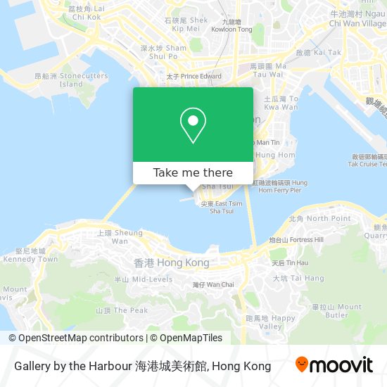 Gallery by the Harbour 海港城美術館 map