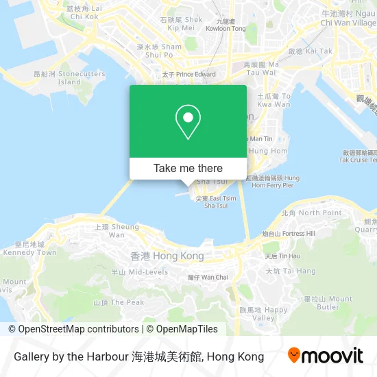 Gallery by the Harbour 海港城美術館地圖