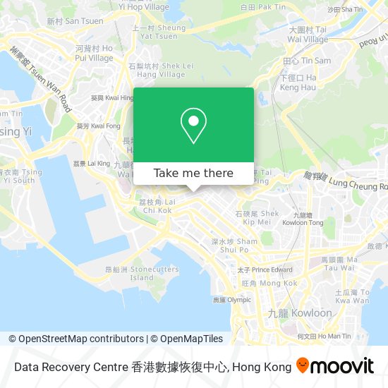 Data Recovery Centre 香港數據恢復中心 map