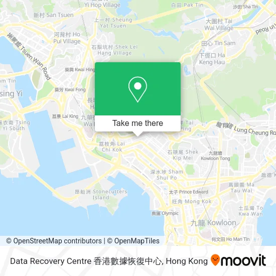 Data Recovery Centre 香港數據恢復中心地圖