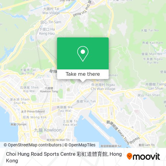 Choi Hung Road Sports Centre 彩虹道體育館 map
