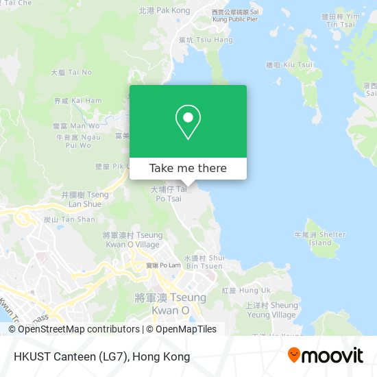 HKUST Canteen (LG7) map