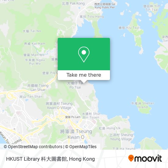 HKUST Library 科大圖書館 map