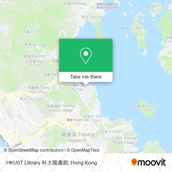 HKUST Library 科大圖書館 map