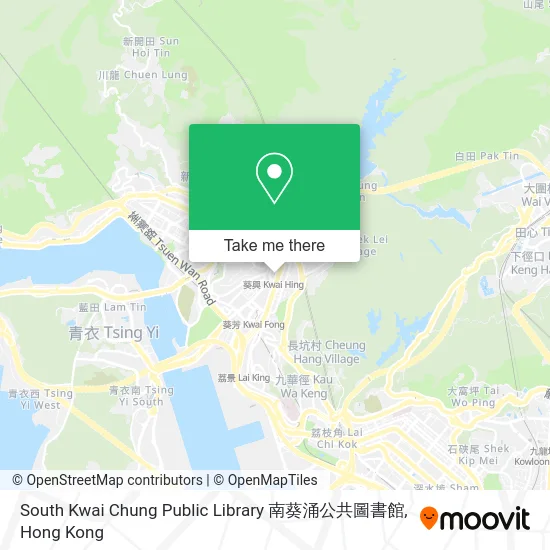 South Kwai Chung Public Library 南葵涌公共圖書館 map