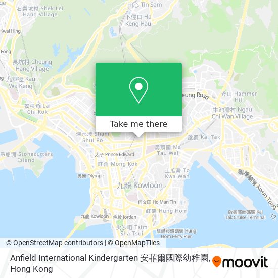 Anfield International Kindergarten 安菲爾國際幼稚園 map