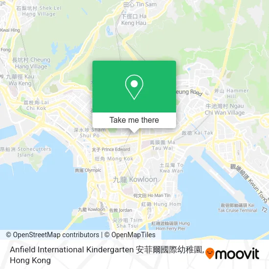 Anfield International Kindergarten 安菲爾國際幼稚園 map