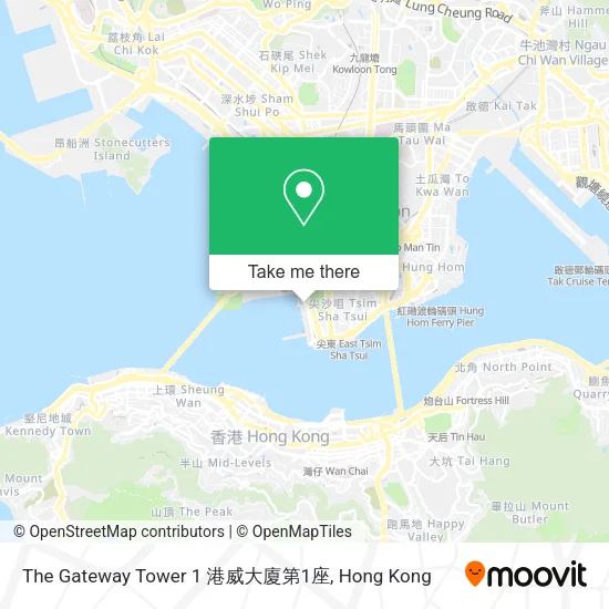 The Gateway Tower 1 港威大廈第1座地圖