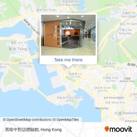 黑暗中對話體驗館 map