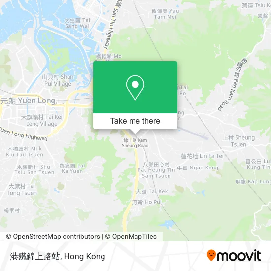 港鐵錦上路站 map