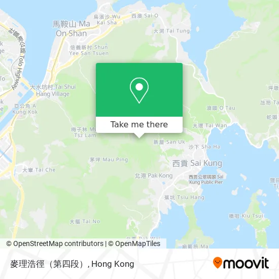麥理浩徑（第四段）地圖