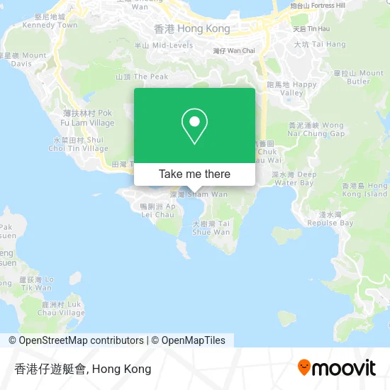 香港仔遊艇會 map