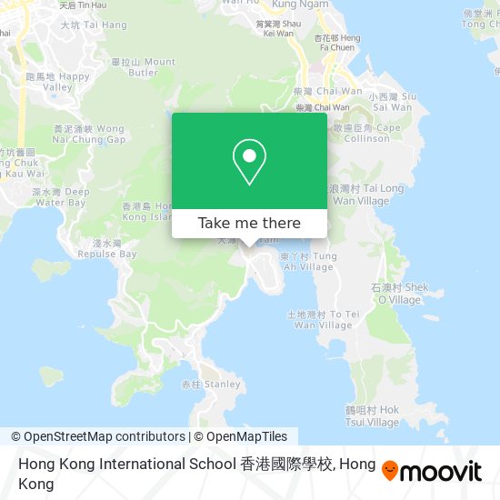 Hong Kong International School 香港國際學校地圖