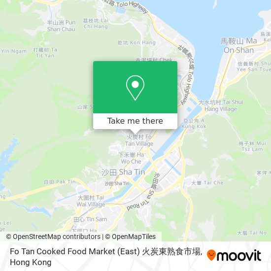 Fo Tan Cooked Food Market (East) 火炭東熟食市場 map