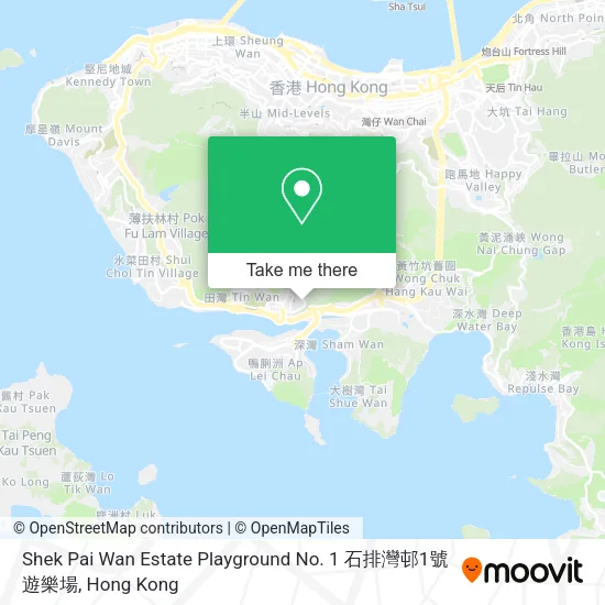 Shek Pai Wan Estate Playground No. 1 石排灣邨1號遊樂場地圖