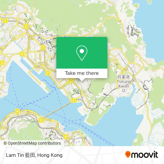 Lam Tin 藍田 map