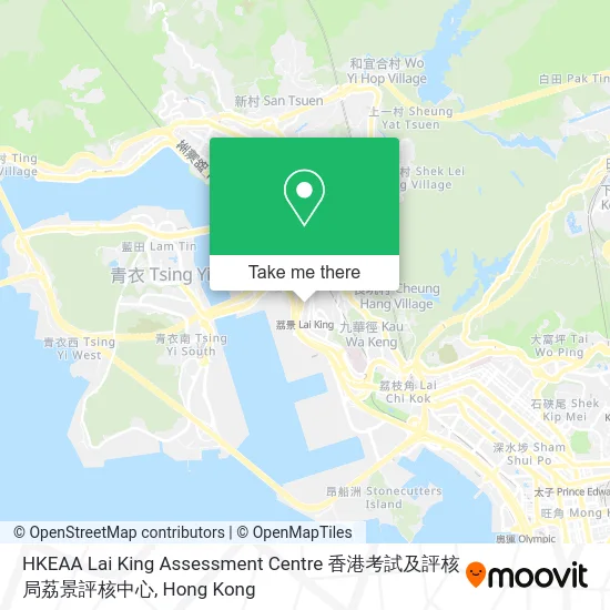 HKEAA Lai King Assessment Centre 香港考試及評核局荔景評核中心 map