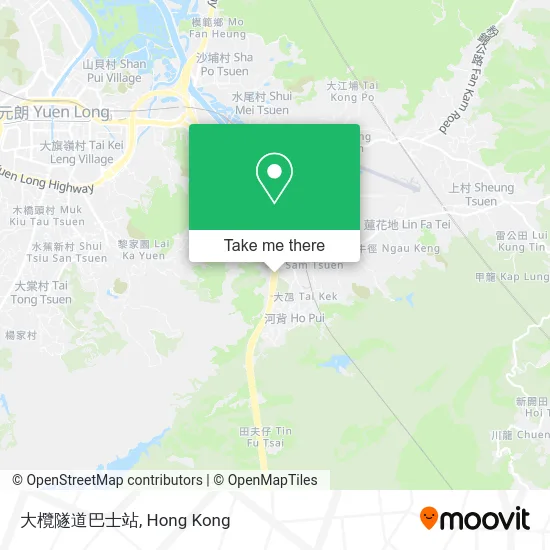 大欖隧道巴士站 map