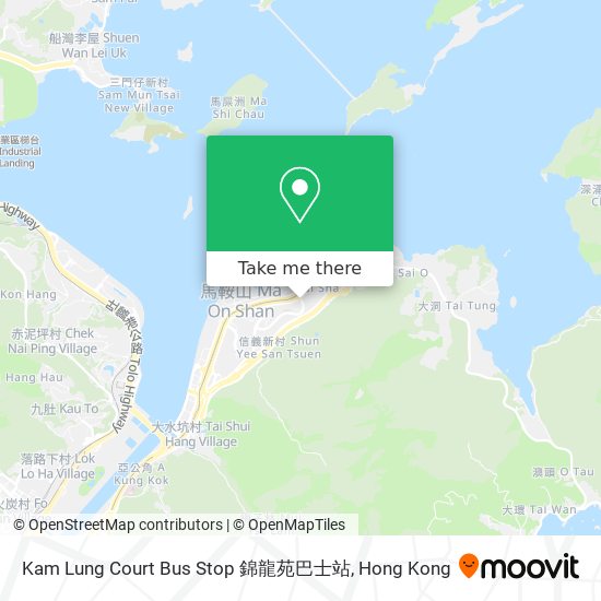 Kam Lung Court Bus Stop 錦龍苑巴士站 map