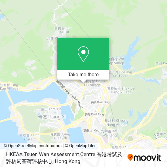 HKEAA Tsuen Wan Assessment Centre 香港考試及評核局荃灣評核中心 map