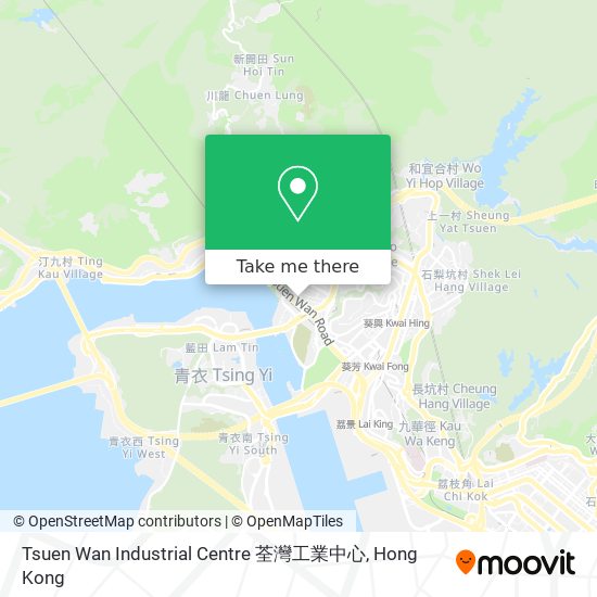 Tsuen Wan Industrial Centre 荃灣工業中心地圖