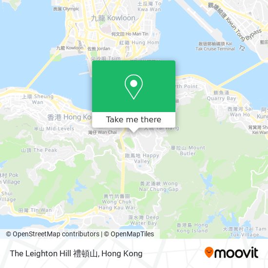 The Leighton Hill 禮頓山 map