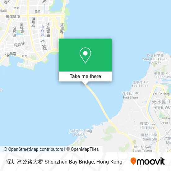 深圳湾公路大桥 Shenzhen Bay Bridge地圖