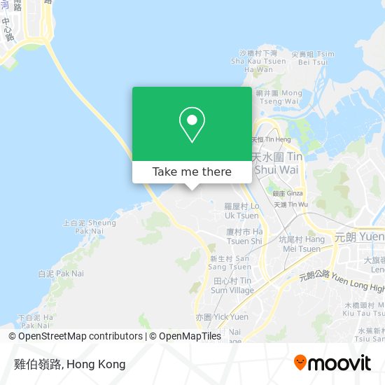 雞伯嶺路 map