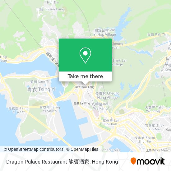 Dragon Palace Restaurant 龍寶酒家 map