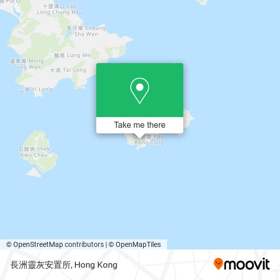 長洲靈灰安置所 map
