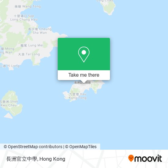 長洲官立中學 map