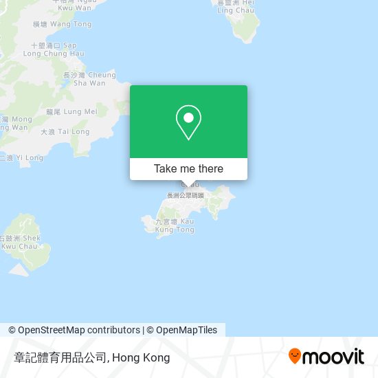 章記體育用品公司 map