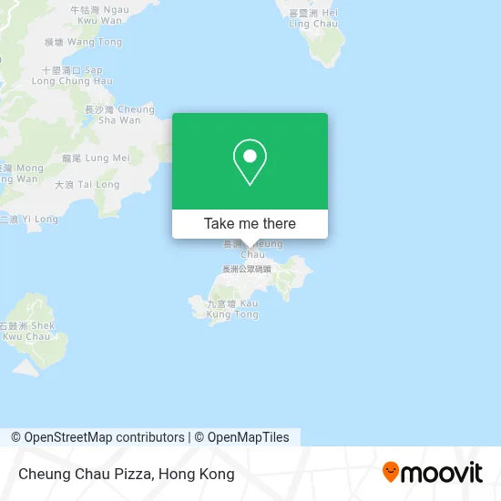 Cheung Chau Pizza map