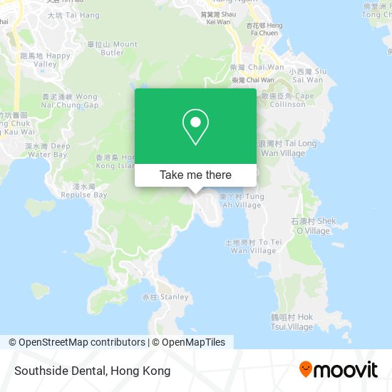 Southside Dental map