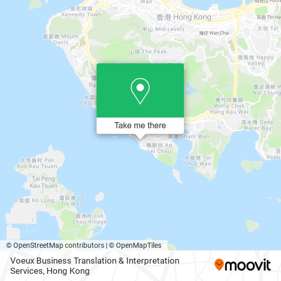 Voeux Business Translation & Interpretation Services map