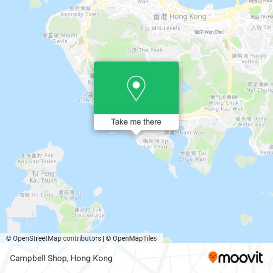 Campbell Shop map