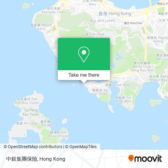 中銀集團保險 map