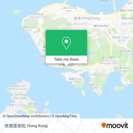 慈愛護老院 map